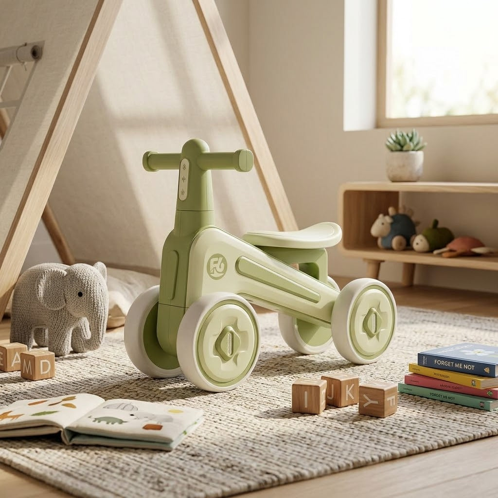 4 WHEEL FIBER TOLO & PUSH CAR WITH MUSIC AND LIGHT