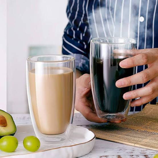 Classic Double Wall Glass Coffee Glass– Durable Heatproof Borosilicate