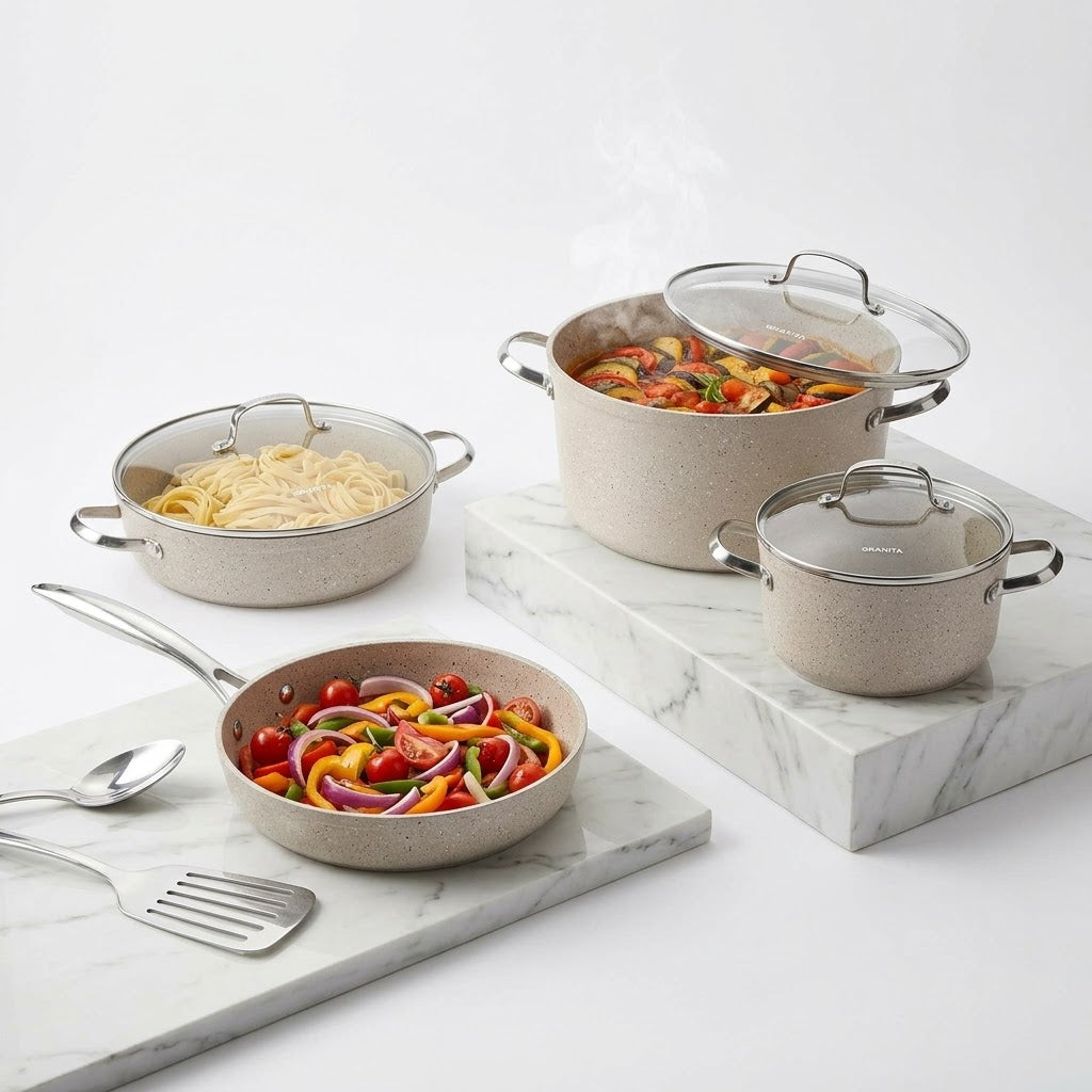 Korkmaz Granita KA1272) 7Piece non-stick Cookware Set